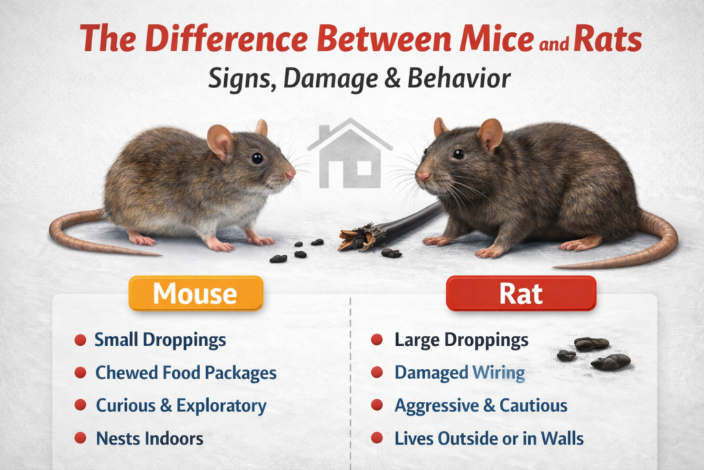 The Difference Between Mice and Rats — Signs, Damage & Behavior